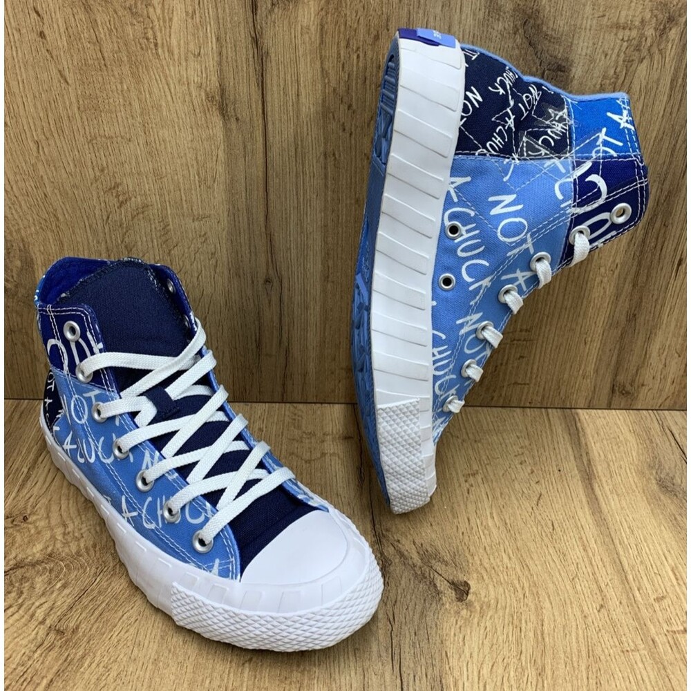 Converse Kids UNT1TL3D Hi Sneakers NOT A CHUCK  272575C University Blue  Size 6